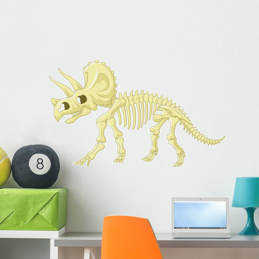 Triceratops skeleton Wall Decal