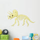 Triceratops skeleton Wall Decal