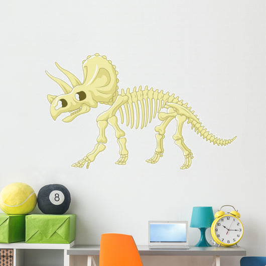 Triceratops skeleton Wall Decal