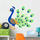 Peacock Cartoon Wall Decal