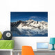Majestic snow covered mountains reflecting in the water Wall Mural