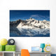 Majestic snow covered mountains reflecting in the water Wall Mural