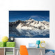 Majestic snow covered mountains reflecting in the water Wall Mural