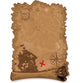 Pirate Map Wall Decal