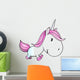 Cute Unicorn Pony Illustration Art Wall Decal
