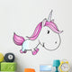 Cute Unicorn Pony Illustration Art Wall Decal