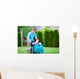 Father Racing around Park Wall Decal