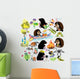 Set with Mole and Wall Decal