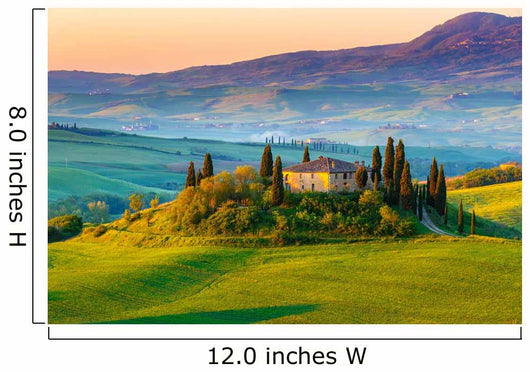 Tuscany Landscape Sunrise