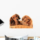 Dachshund Puppies. Wall Decal