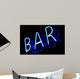 Abstract Neon Sign Bar Wall Mural