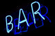 Abstract Neon Sign Bar Wall Mural