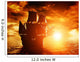 Ancient Pirate Ship Sailing