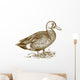 vector engraving duck on white background Wall Decal
