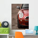 Photo of red Mini, in the nature Wall Mural