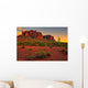 Desert Sunset with Mountain Wall Decal