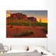 Desert Sunset with Mountain Wall Decal
