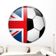 Uk Flag with Soccer