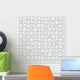 Puzzle template 169 pieces vector, 13x13 Wall Mural
