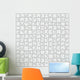 Puzzle template 169 pieces vector, 13x13 Wall Mural