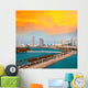 Macarthur Causeway Miami Beach Wall Decal