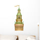 Green Watercolor Fairy-tale Tower Wall Decal