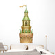 Green Watercolor Fairy-tale Tower Wall Decal