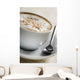 cappuccino closeup Wall Mural