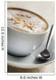 cappuccino closeup Wall Mural