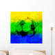 Brazil 2014 Vector Water Wall Decal