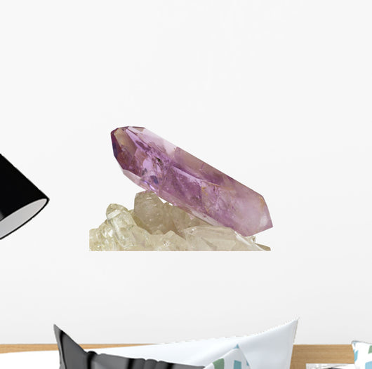 Amethyst Crytal Isololated White