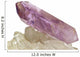 Amethyst Crytal Isololated White