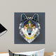 Wolf Head Geometric Pattern