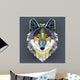 Wolf Head Geometric Pattern