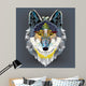 Wolf Head Geometric Pattern