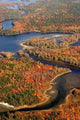 Aerial Fall Forest and River New Wall Decal