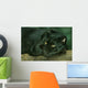 Black Leopard Resting Wall Mural