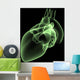 heart x-ray Wall Mural