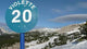 Panneau Piste Ski Bleue Wall Decal