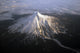 Mount Hood Peak from the Air Oregon Wall Decal