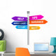 Sign Directions Support Help Tips Advice Guidance Assistance Wall Decal
