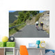 Dos Ciclistas Subiendo Un Wall Decal