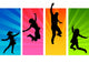 Young People Jumping