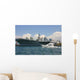 Aircraft Carrier and Yacht Wall Decal