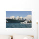Aircraft Carrier and Yacht Wall Decal