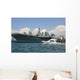 Aircraft Carrier and Yacht Wall Decal