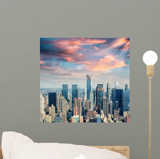 Stunning Skyline of New York Wall Mural