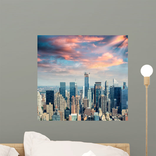 Stunning Skyline of New York Wall Mural