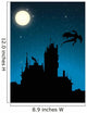 Castle with Dragon Moonshine