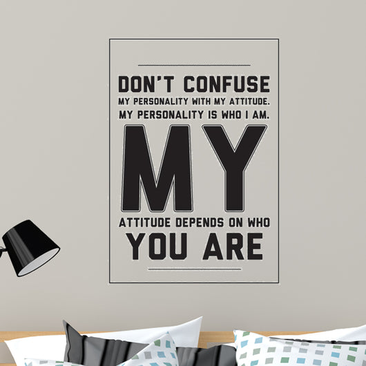 Typography Motivational Poster with